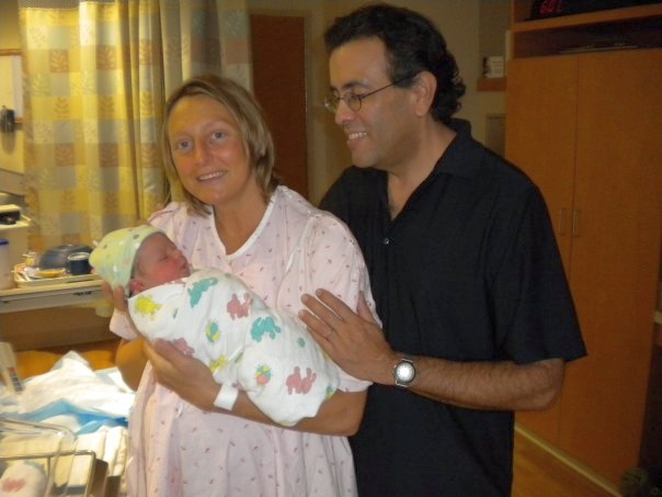 Lennox and Alida with baby Anderson