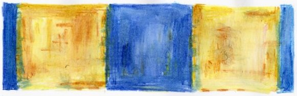 original watercolor painting by Campello