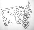 Pictish Cow Killing Snake