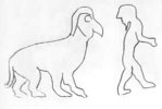 Pictish Manicore and Man