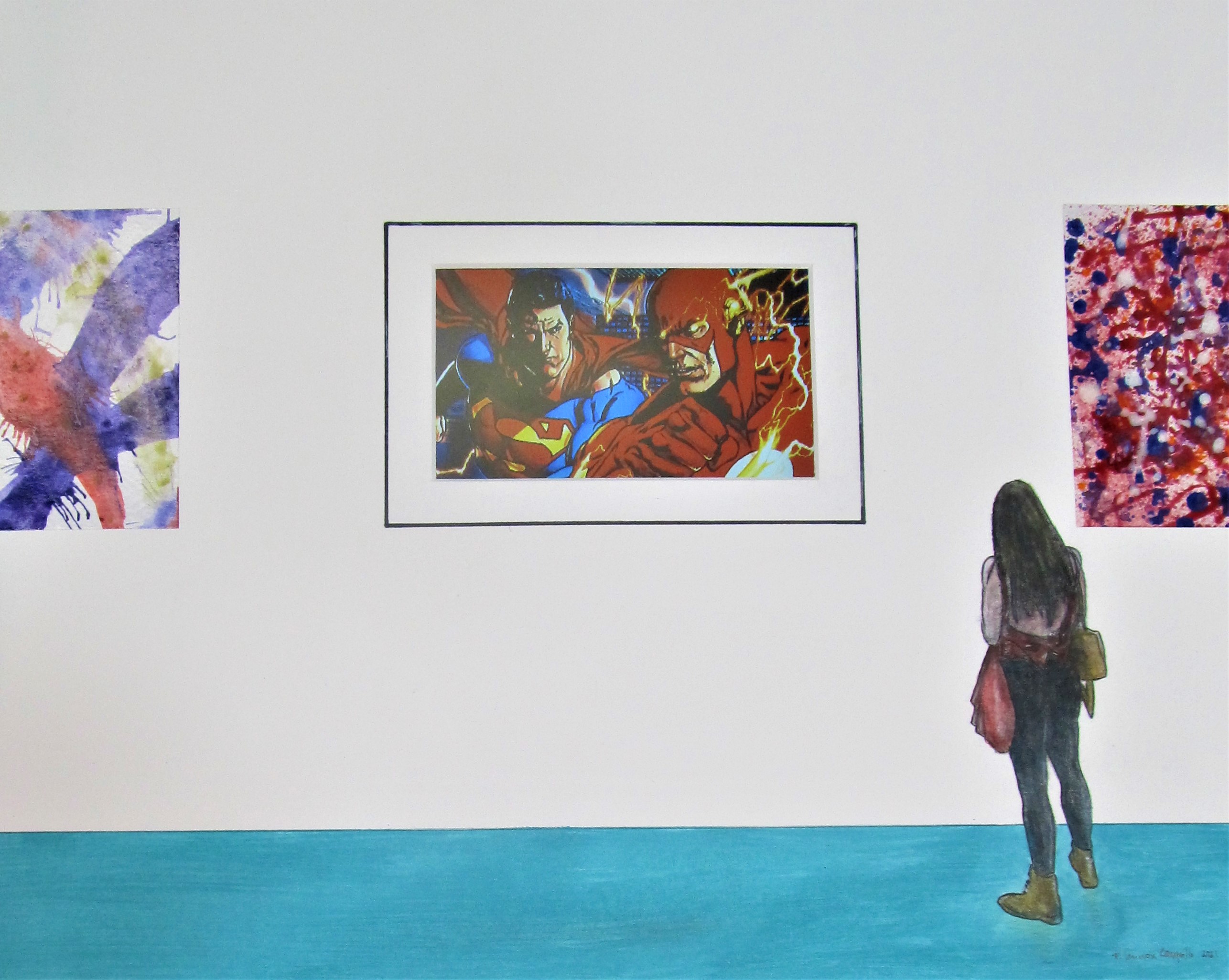 A Girl Bored by Superheroes