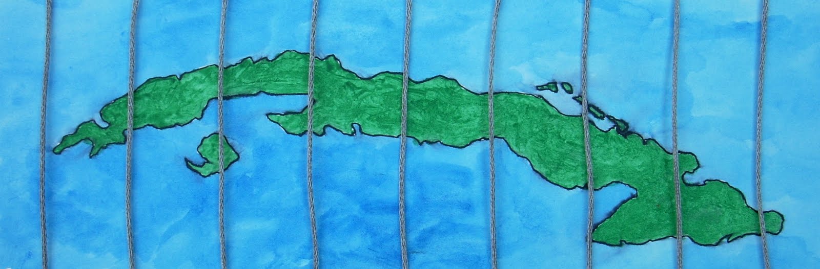 Original 1980 Cuban theme mixed media artwork by Florencio Lennox Campello