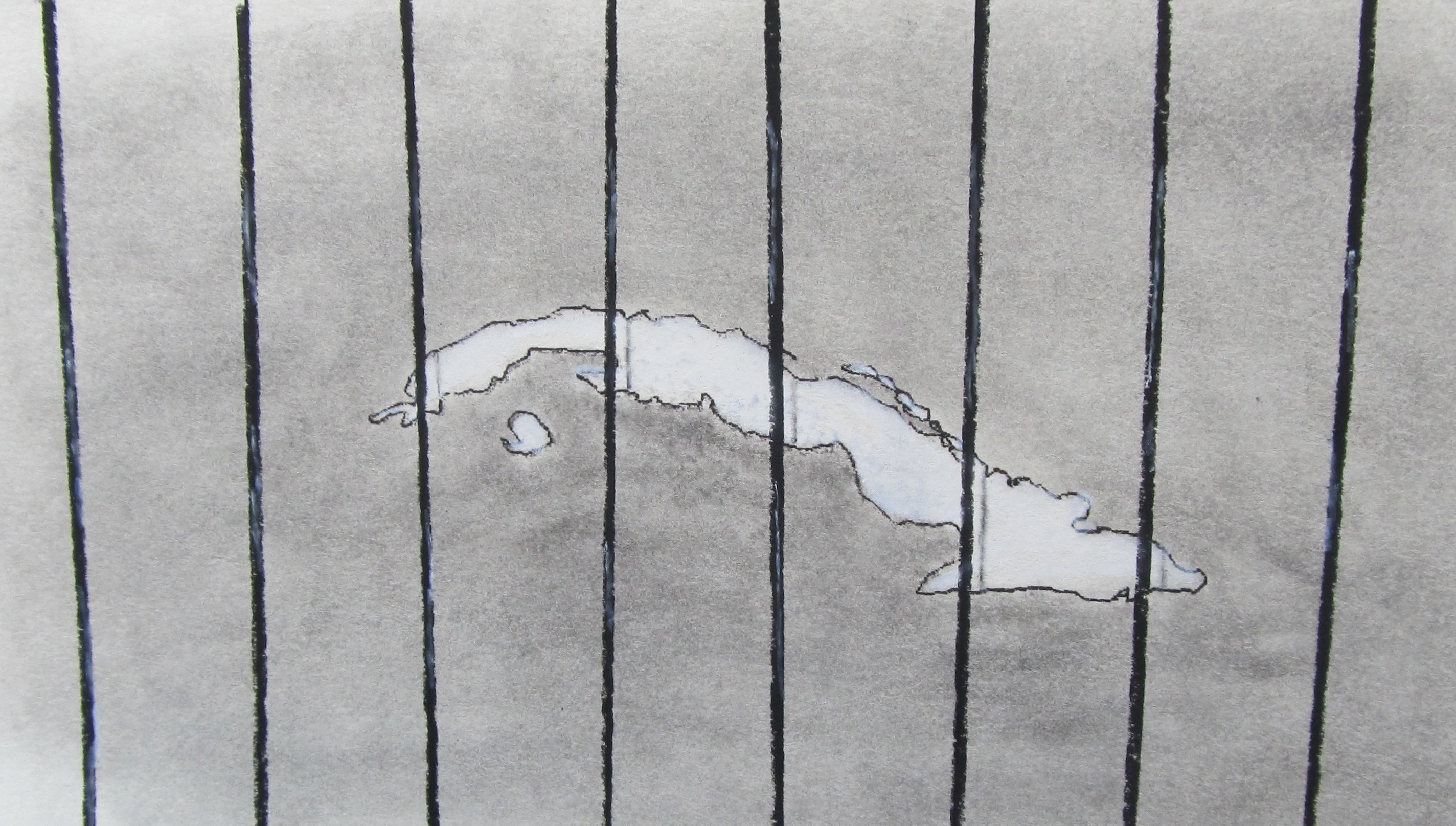 Original 1980 Cuba Series drawing by Florencio Lennox Campello