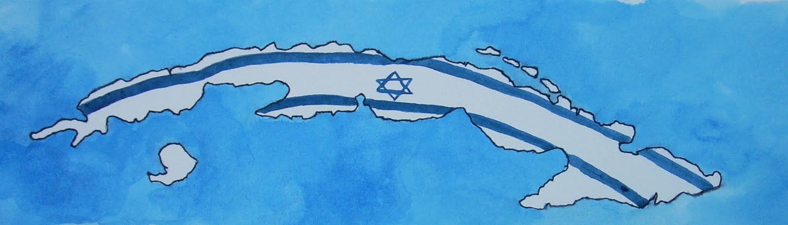 Original 1981 Cuban painting by Florencio Lennox Campello honoring Cuban Jews