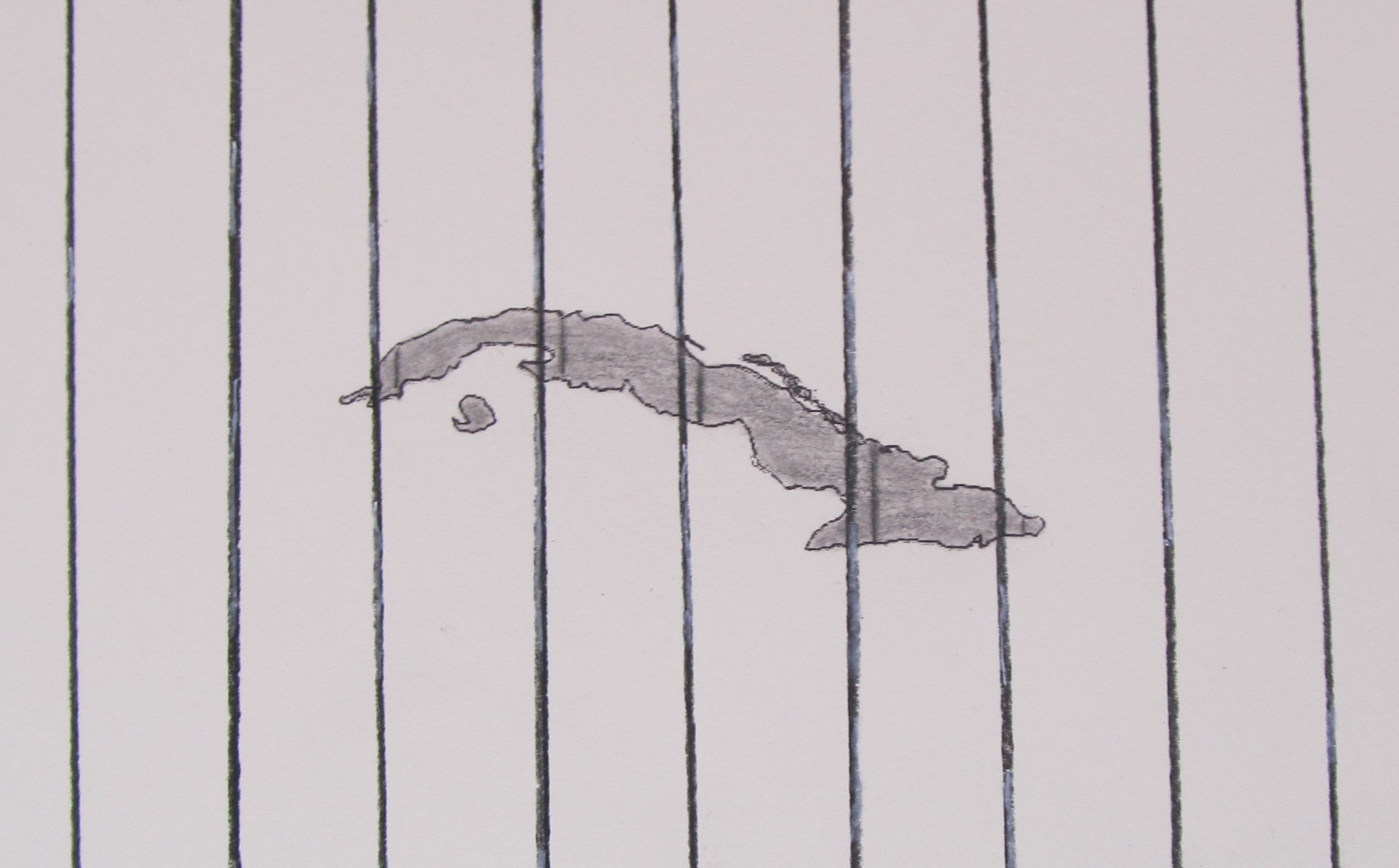 Original 1980 Cuba Series drawing by Florencio Lennox Campello