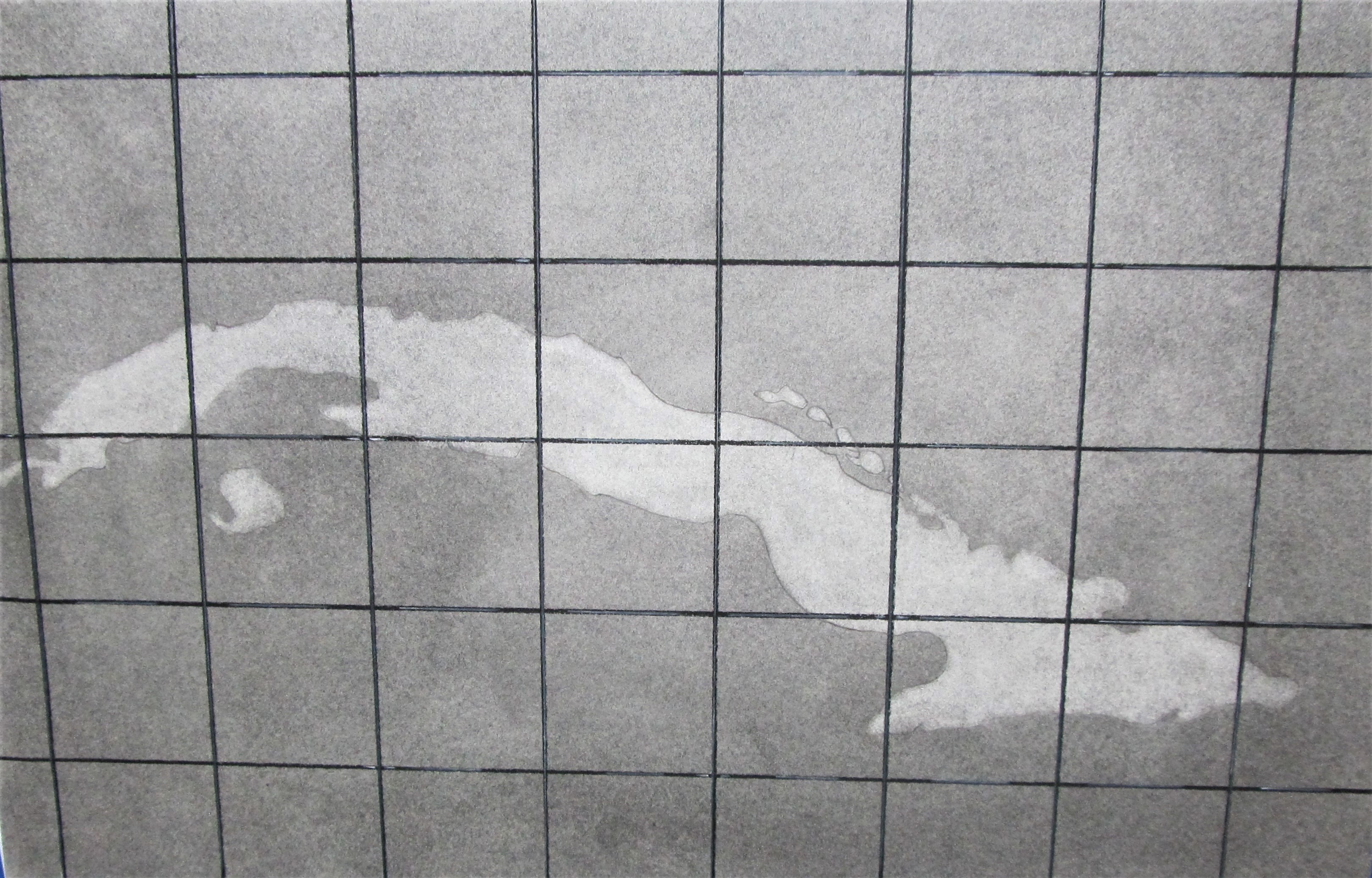 Original 1980 Cuba Series drawing by Florencio Lennox Campello