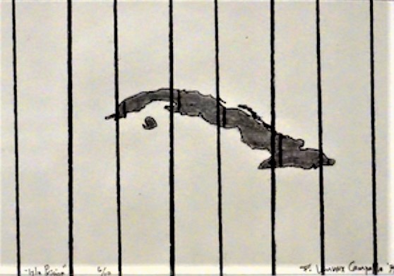 Original 1979 Cuba Series print by Florencio Lennox Campello