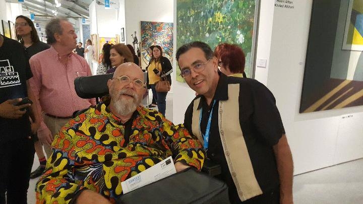 Florencio Lennox Campello and artist Chuck Close