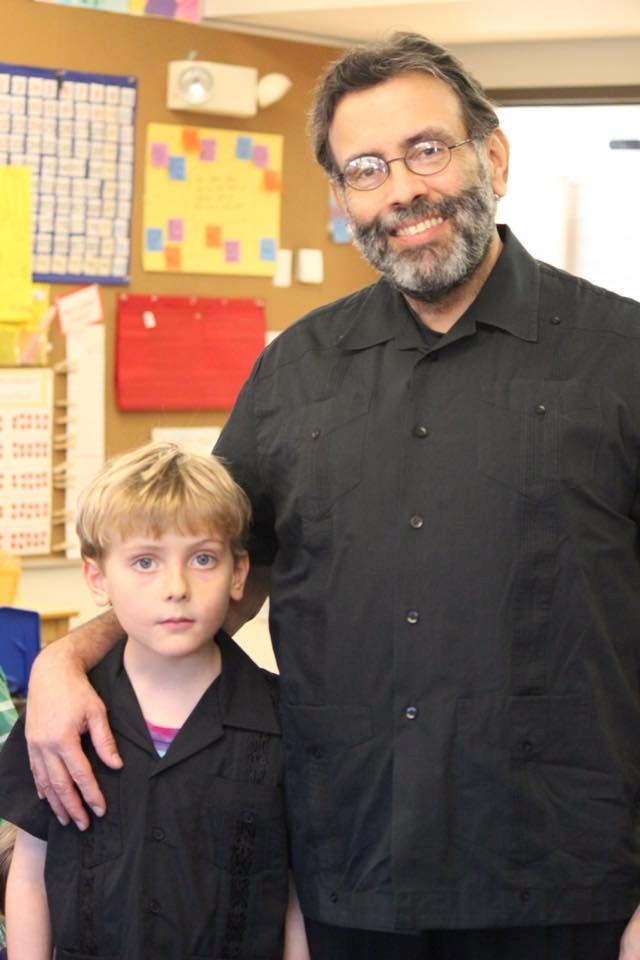 Florencio Lennox Campello and his son Anderson
